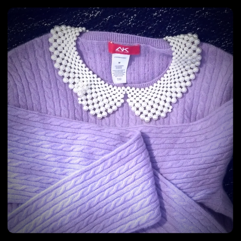 Lavender Cashmere Sweater